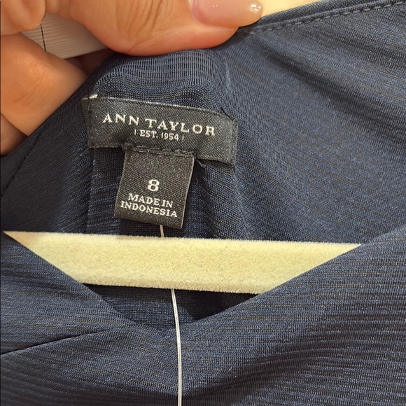 Ann Taylor Black Asymmetrical Sheath Dress - Picture 3 of 6